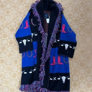 Zara western knitwear sweater cardigan